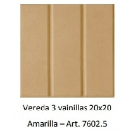 Piso De Cemento Lanik 20X20 C/3 Vainillas Amarilla 7602.5