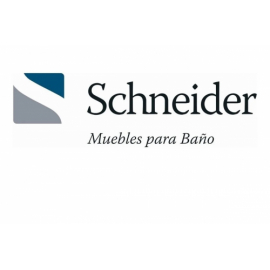 Botiquin Laqueado Con Puerta Vidrio Schneider Blanco