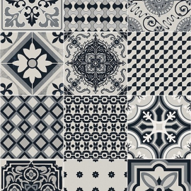 Ceramica Alberdi 37.5X75 Marrakech Negro