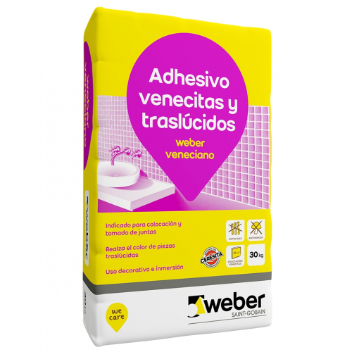 Adhesivo Col Veneciano Weber Nieve De 30 Kg