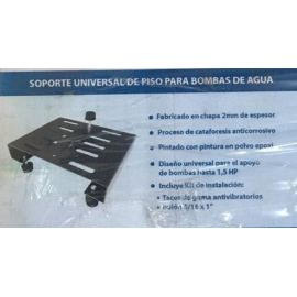 Kit Mensula Soporte Universal Piso Para Bombas De Agua