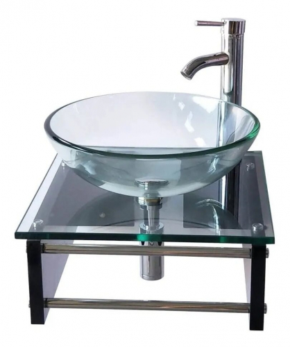 Mueble Misiones Bodot Wengue Con Bowl Clear Mu3401