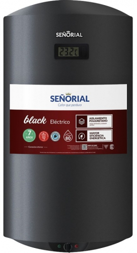 Termotanque Señorial Electrico Black 80 330094