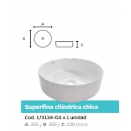 Bacha Pringles Cilindrica Chica De Apoyo Superfina Bca
