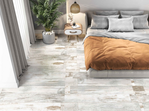 Porcelanico Tendenza 20X120 Brushed White Mate Rect Cal 1º