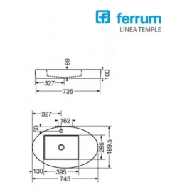 Lavatorio Ferrum Temple Khios 1 Ag Bco Lwk1F